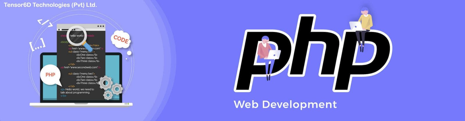 Tensor6D php website development